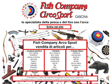 Tablet Screenshot of fishcompany.it